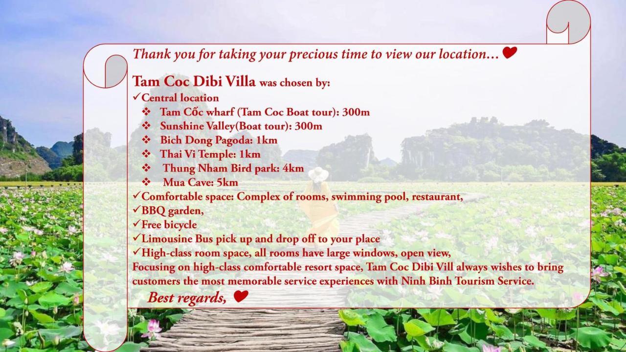 Tam Coc Dibi Villa Ninh Bình Kültér fotó